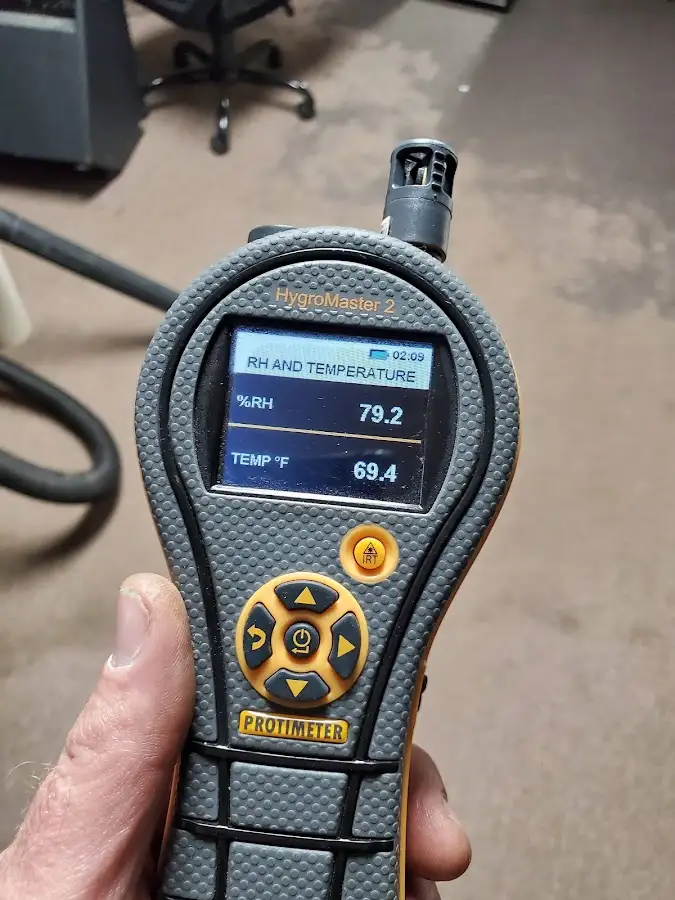 Moisture meter humidity assessment for Fire & Smoke Damage Restoration in Somerville